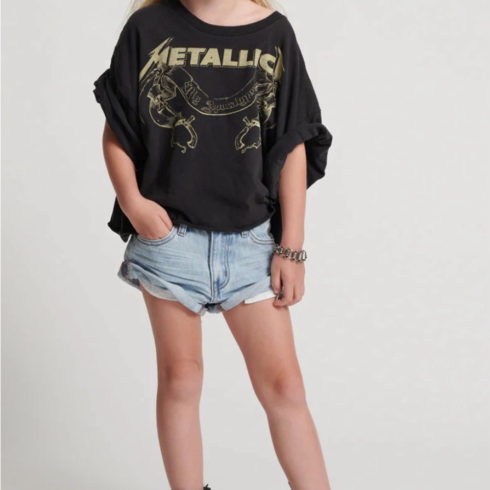 HENDRIXE KIDS BANDIT DENIM SHORTS